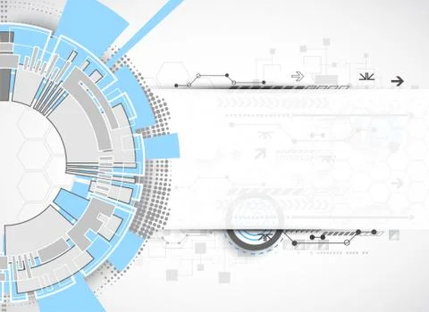 Technology futuristic digital background. Stock Illustration
