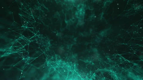 Technology futuristic of low poly triangle moving 4k motion background Stock Footage 205534756