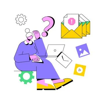 Technology gap abstract concept vector illustration. Stock Illustration