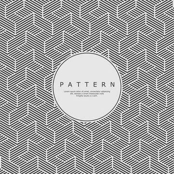 Technology geometric stripe line abstract pattern. Modern zig zag lines pattern. Stock Illustration
