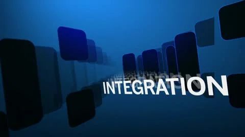 Technology geometric text (data systems) Stock Footage 9943702