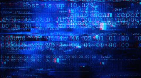 Technology glitch background, cgi for tech malfunction and failure 스톡 일러스트