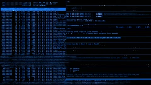 Technology glitch computer virus or internet system hacking concept. Stock Footage 157991656