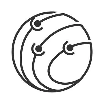 Technology global logo template Icon Illustration Brand Identity Stock-Illustration