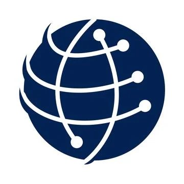 Technology global logo template Icon Illustration Brand Identity Stock-Illustration