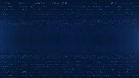 Technology glowing surface, Sci-fi grid, Abstract scene of futuristic Stock Footage 339856145