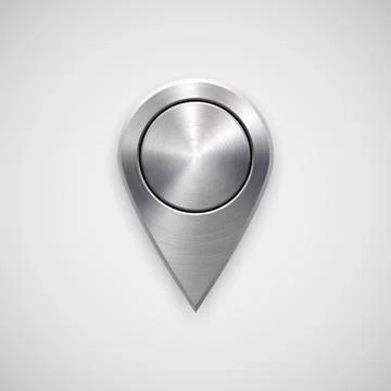 Technology GPS Map Pointer Stock Illustration