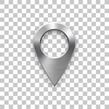 Technology GPS Map Pointer Stock Illustration