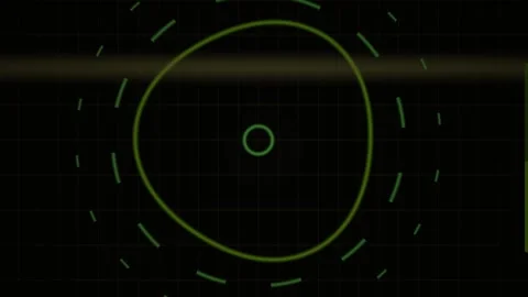 Technology graphics with circular design. Stock Footage 340041590