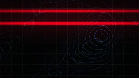 Technology graphics with laser beams lines. Stock Footage 334196444