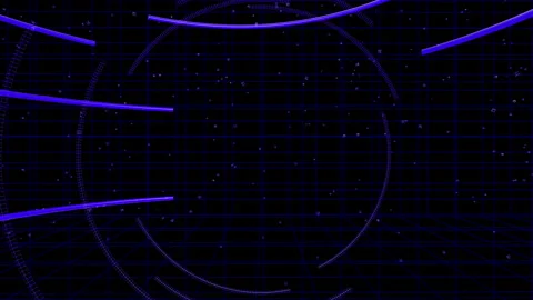 Technology Grid Background Stock Footage 250145128