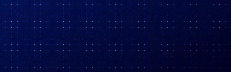 Technology grid background with glowing blue connections on dark gradient. HUD Stock-Illustration