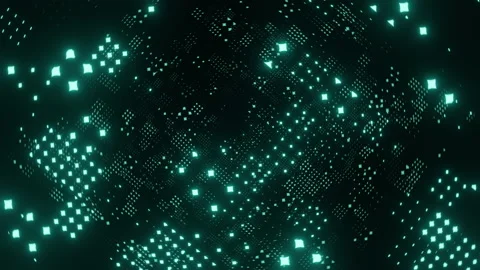 Technology Grid Background Loop Stock Footage 202953852