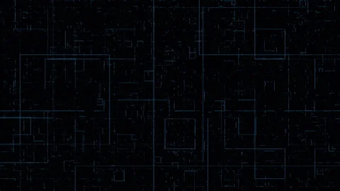Technology Grid Like Graphic Moving 4k Stock Footage 112093623