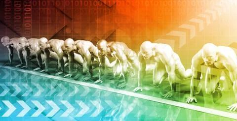 Technology Grid Stock Illustration