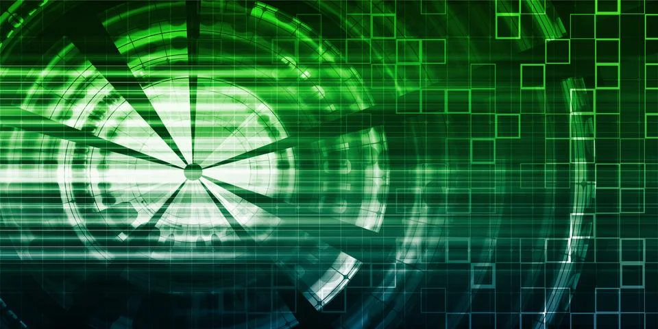 Technology Grid Stock Illustration