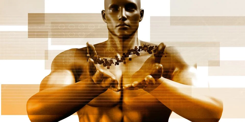 Technology Grid Illustrazione stock