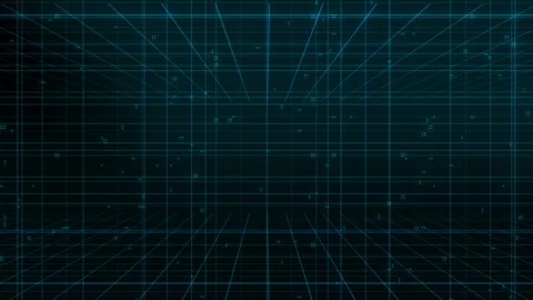 Technology grid line shuttle background Stock Footage 126514745