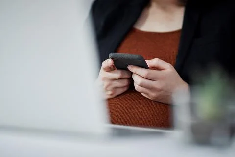 Technology has made it easier to maintain client rapport. an unrecognizable Stock Photos
