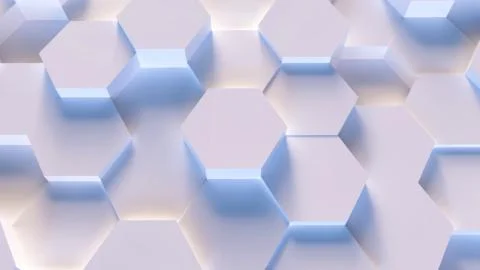 Technology hexagon pattern background Illustrazione stock