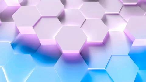 Technology hexagon pattern background Stock Illustration