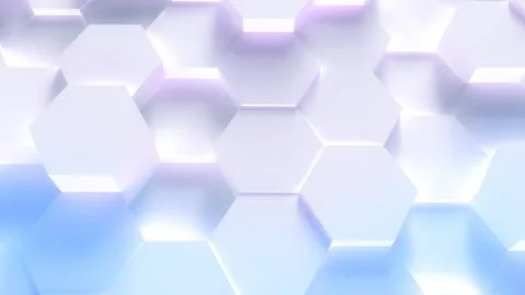 Technology hexagon pattern background Stock Illustration