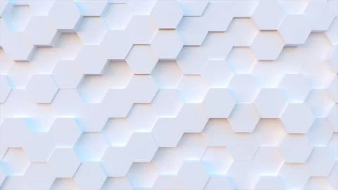 Technology hexagon pattern background イラスト素材