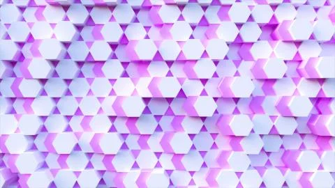 Technology hexagon pattern background Stock Illustration