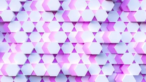 Technology hexagon pattern background Illustrazione stock