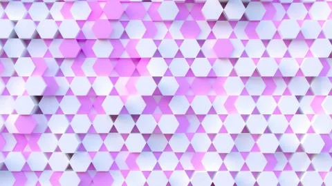 Technology hexagon pattern background Stock Illustration
