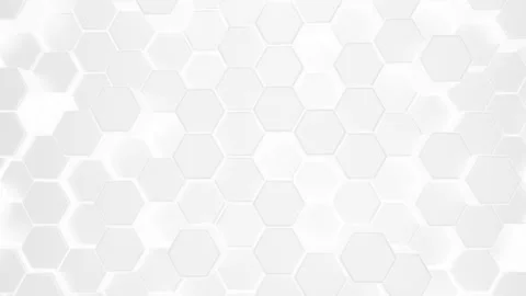 Technology hexagon pattern background. seamless loop 3D rendering 스톡 동영상 207466952