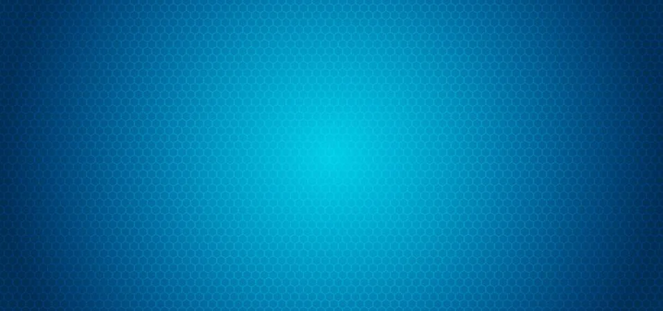 Technology hexagon pattern blue background vignette light Stock Illustration