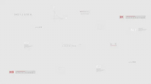 Technology HUD 2D texture appearing animation.PNG Alpha.Technological HUD Stock Footage 169155405