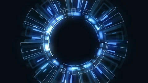 Technology hud background. Stock Footage 99223640