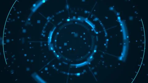 Technology hud. Stock Illustration