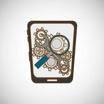 Technology icon design, Vector illustration Stock Illustration