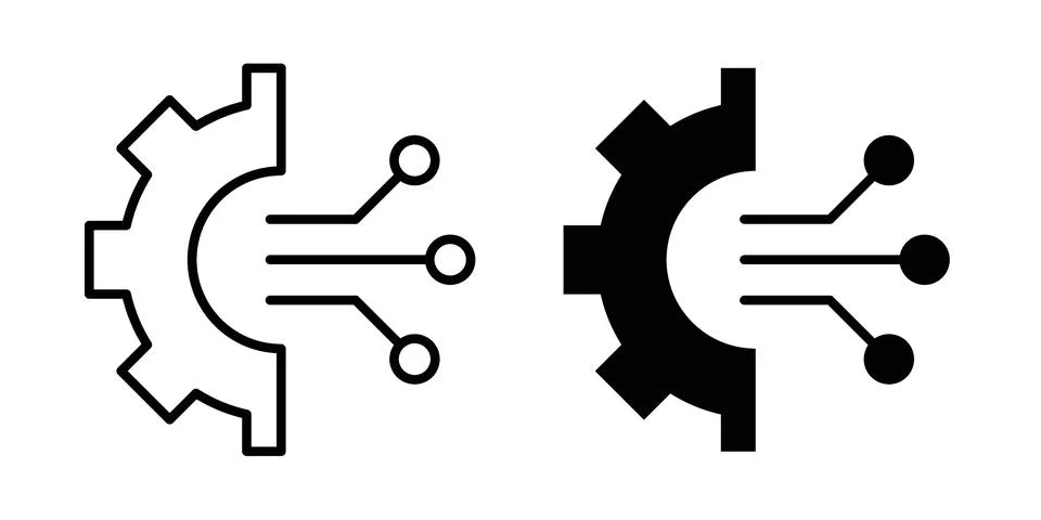 Technology icon Illustration Eps10 for web or app Stock Illustration