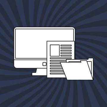 Technology icon. security system concept. Flat illustration , vector Stock Illustration