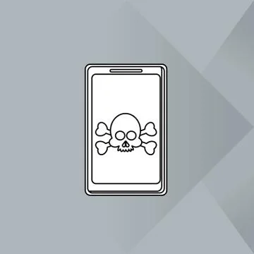 Technology icon. security system concept. Flat illustration , vector Illustrazione stock