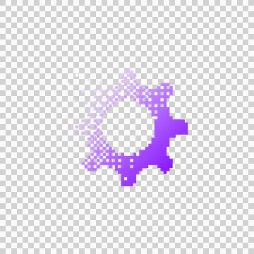 Technology icon setting graphic element design vector Illustrazione stock