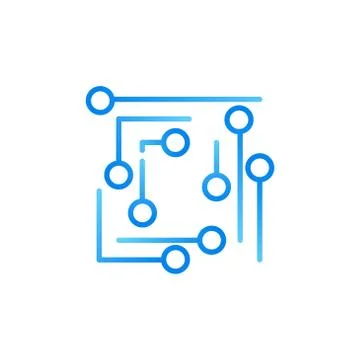 Technology icon vector design template illustration Stock Illustration