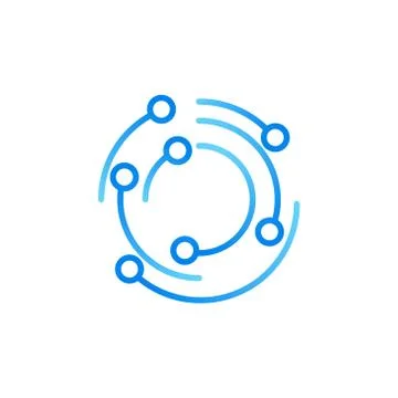 Technology icon vector design template illustration Stock Illustration