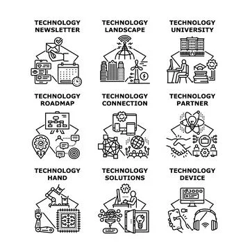 Technology icon vector illustration 스톡 일러스트