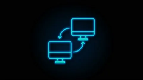 Technology icon on white background. Information technology. Digital Stock-Footage 152584584