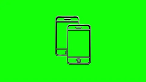 Technology icon on white background. Information technology. Motion graphics. 動画素材 153811183
