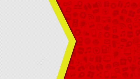 Technology Icons background with transparent space to put content inside. Stock Footage 303935929