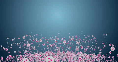 Technology icons particles 02 Stock Footage 152584968