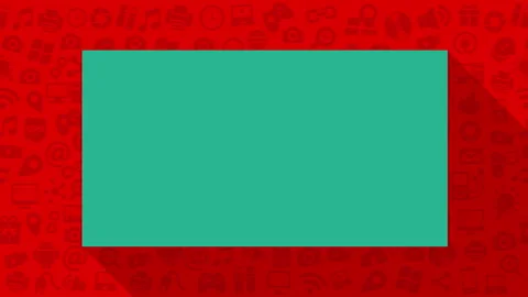 Technology Icons pattern background with rectangular copyspace. Video stock 303932428