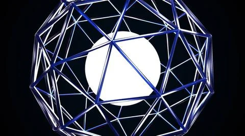 Technology Icosphere Technology Icosphere. Computer generated 3d render Co... Stock Photos