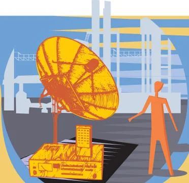 Technology Illustrazione stock